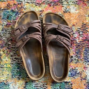Birkenstock Grenada Soft Footbed w/ Leather Straps